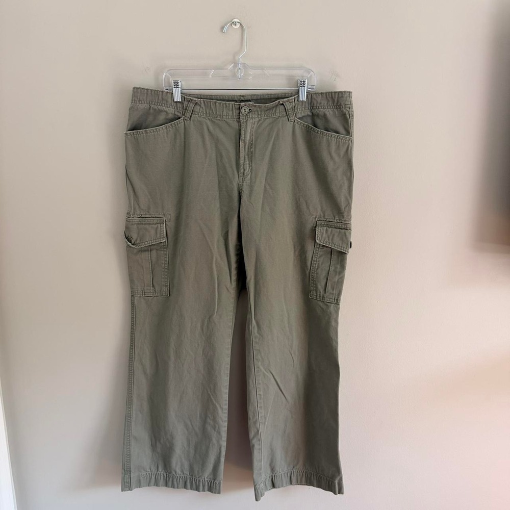 Y2K GREEN OLD NAVY CARGO PANTS
